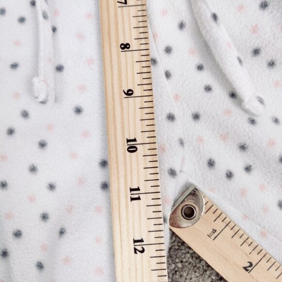 Cuddly Canuckies Women's Polka Dot Fleece Loungewear Pants Size Small Sweatpants - Picture 9 of 11